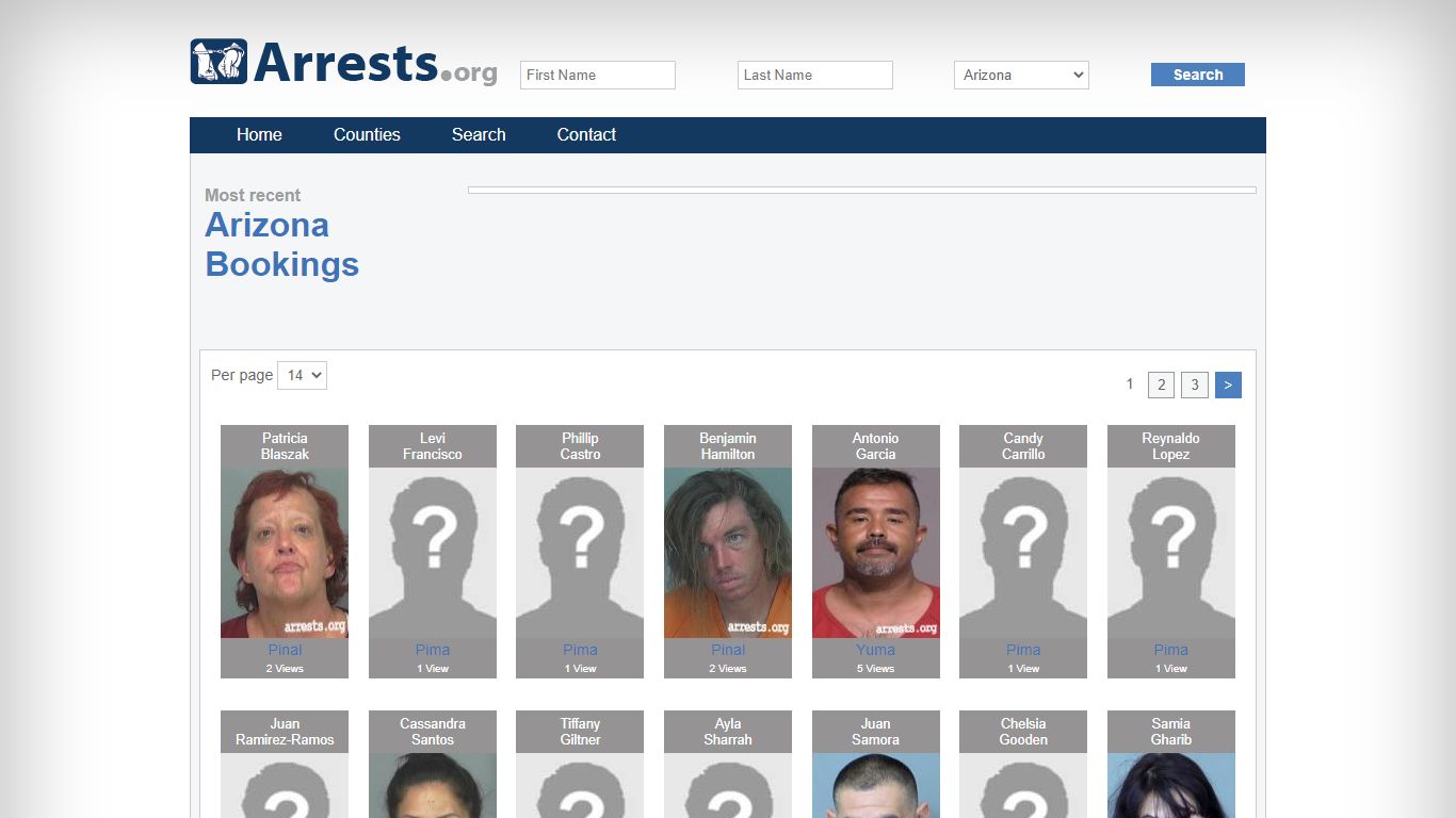 Arizona Arrests and Inmate Search